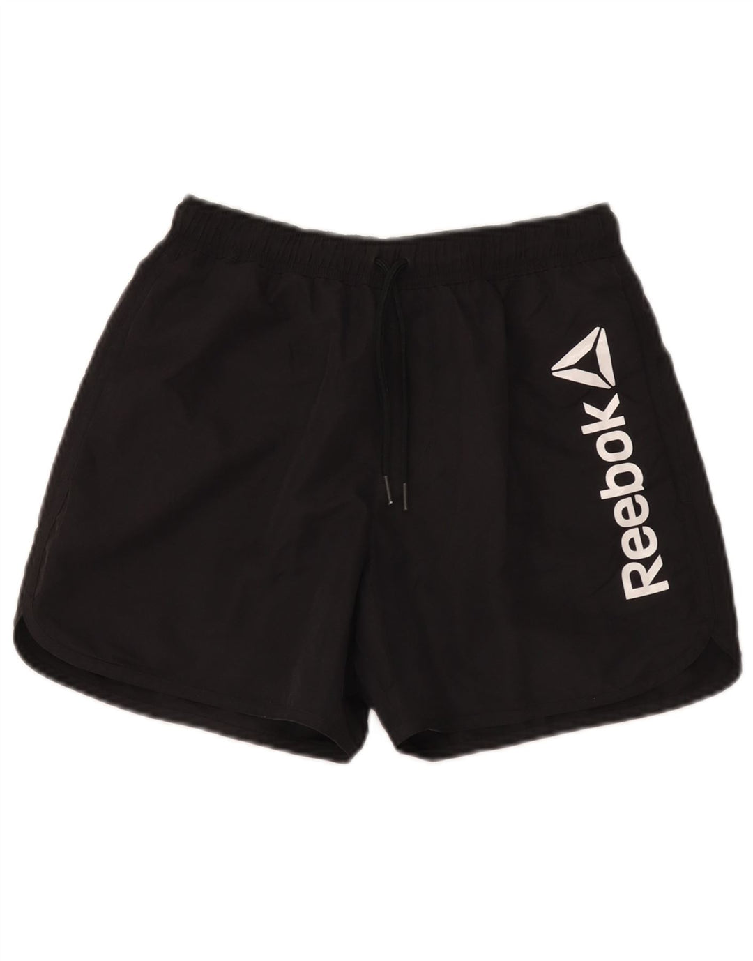 Ανδρικό γραφικό αθλητικό σορτς Reebok Μικρό μαύρο πολυεστέρα