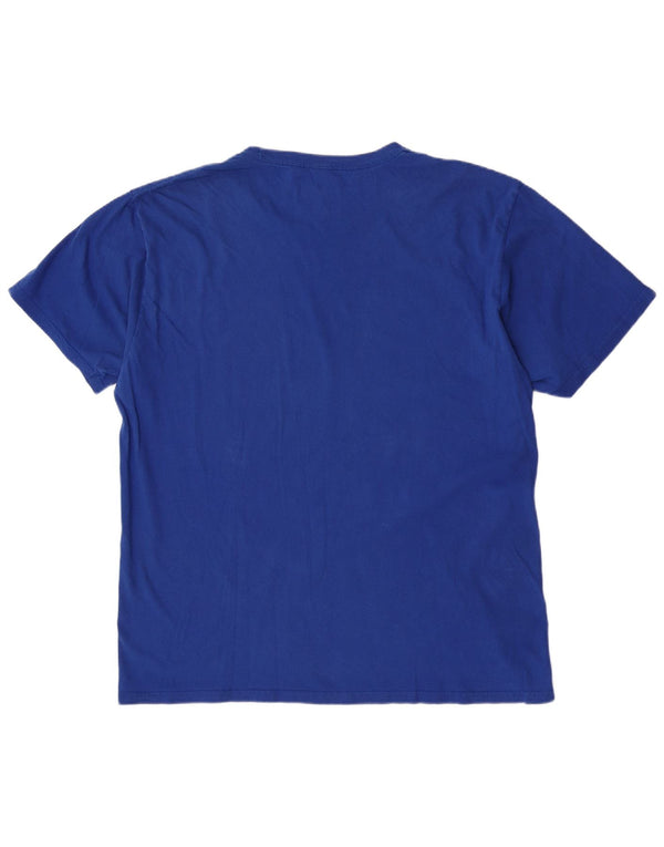 Ανδρικό γραφικό T-Shirt Adidas Top XL Μπλε βαμβακερό