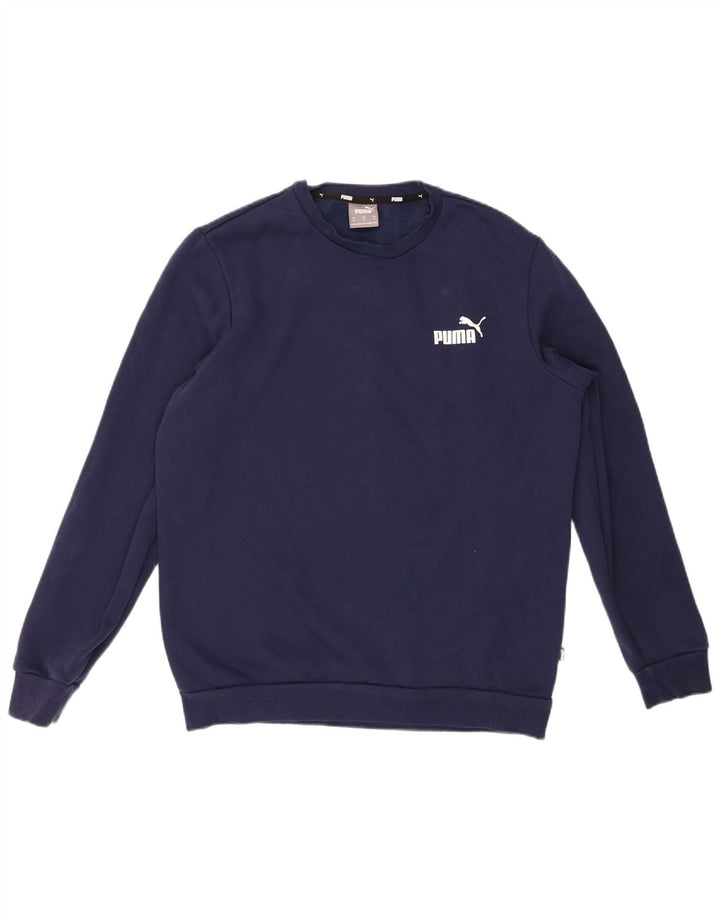 Ανδρικό φούτερ PUMA Jumper Μεσαίο μπλε βαμβακερό