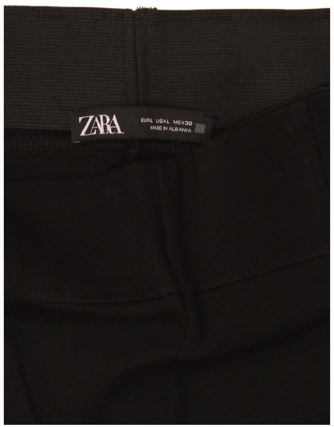 ZARA Γυναικείο Slim Παντελόνι Chino W34 L28 Μαύρο