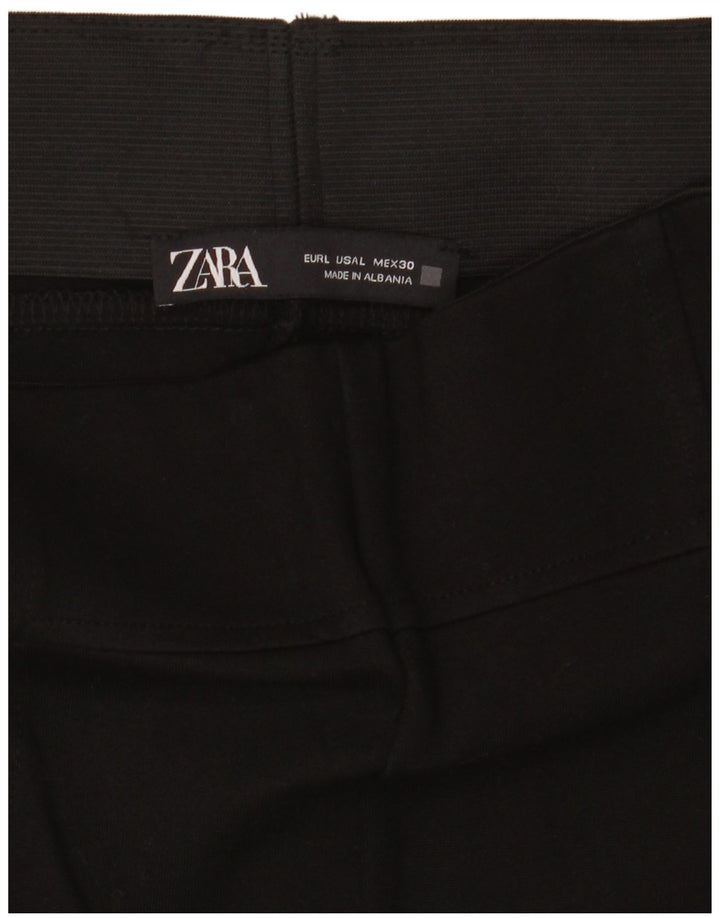 ZARA Γυναικείο Slim Παντελόνι Chino W34 L28 Μαύρο