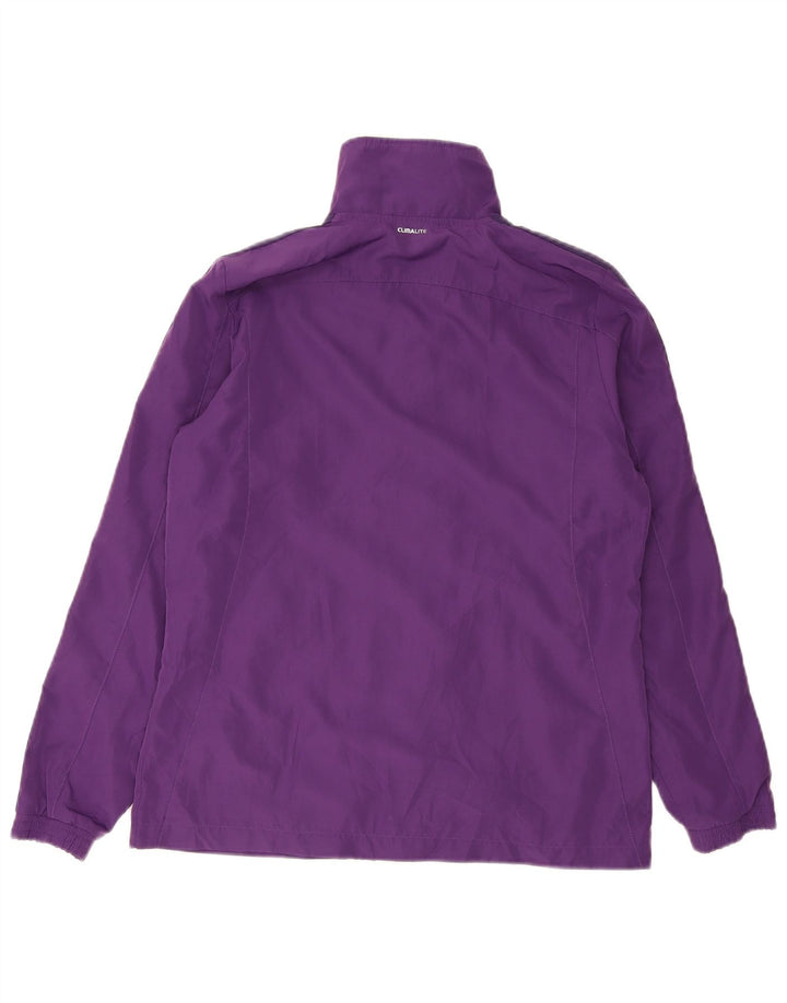 Adidas Γυναικεία φόρμα Climalite Top Jacket UK 12 Medium Purple Polyester