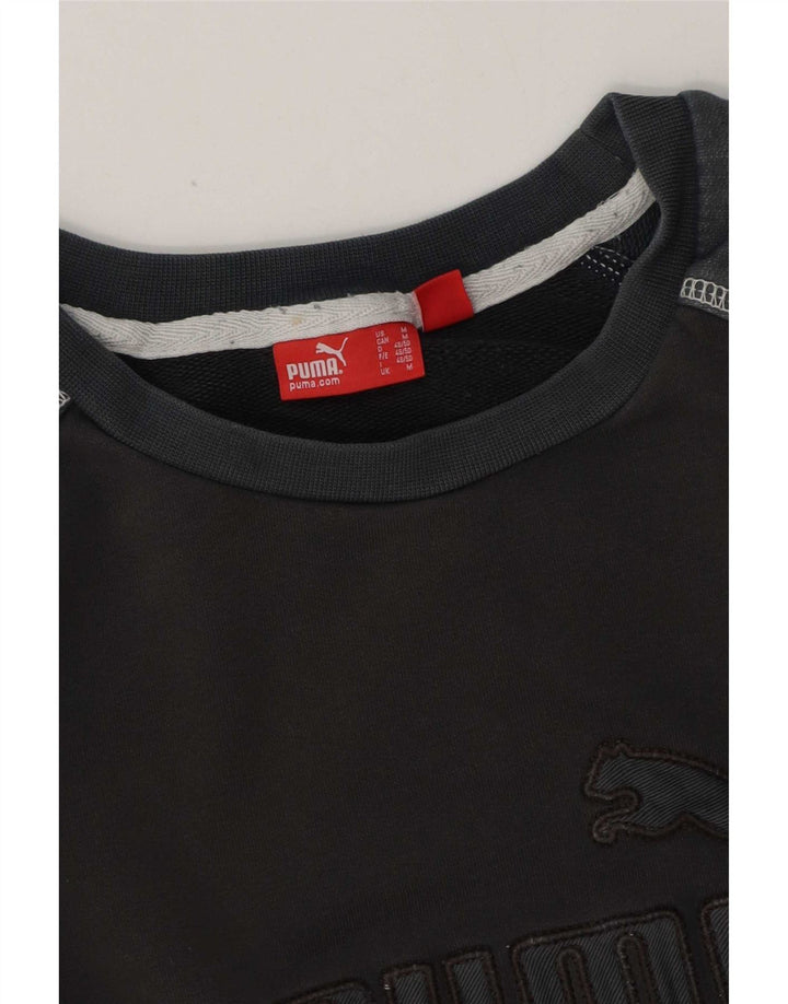 Ανδρικό γραφικό φούτερ Puma Jumper Medium Navy Blue Colourblock