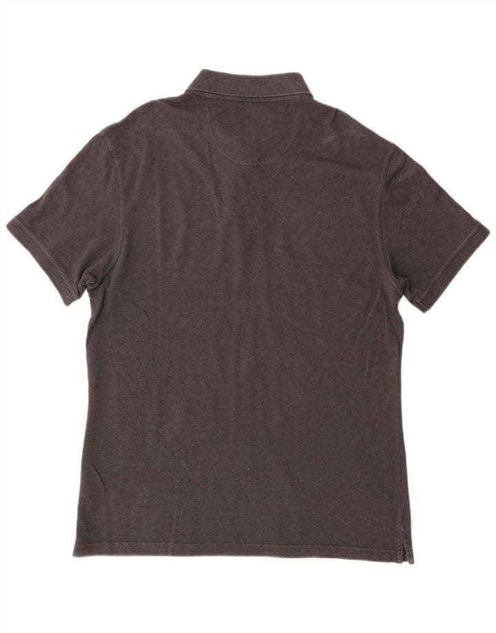 Ανδρικό μπλουζάκι πόλο Barbour XL Γκρι βαμβακερό