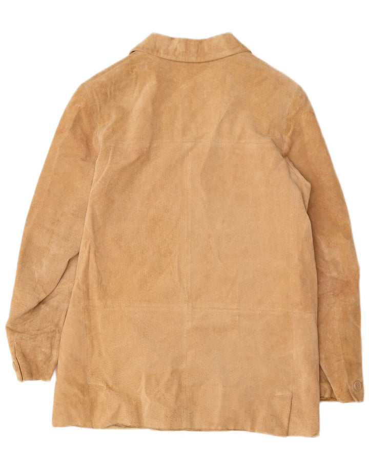 Conbipel Γυναικείο Μπουφάν με 4 κουμπιά Suede Blazer IT 40 Small Beige