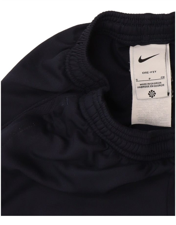 NIKE Ανδρική φόρμα γυμναστικής γραφική Dri Fit Μικρό μπλε ναυτικό πολυεστέρα