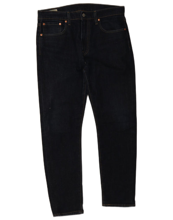 Levi's Mens 512 Slim Tapered Jeans W33 L30 Navy Blue Cotton