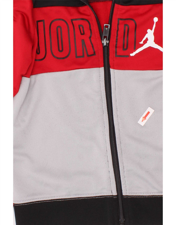 Μπουφάν Jordan Boys Graphic αθλητική φόρμα 5-6 ετών μεσαίου κόκκινου χρώματος