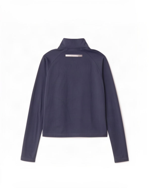 Γυναικεία φόρμα Nike Crop Top Jacket UK 12 Medium Navy Blue Polyester