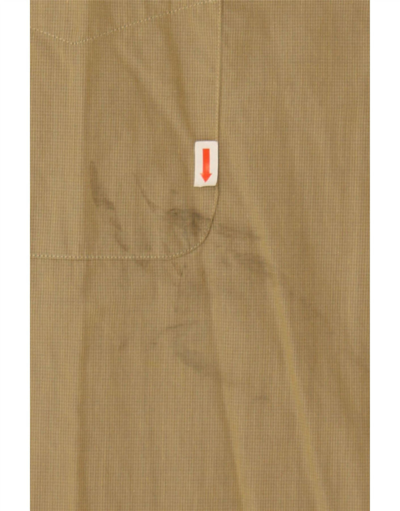 BURLINGTON Mens Shirt XL Beige Check Vintage Burlington and Second-Hand Burlington from Messina Hembry 