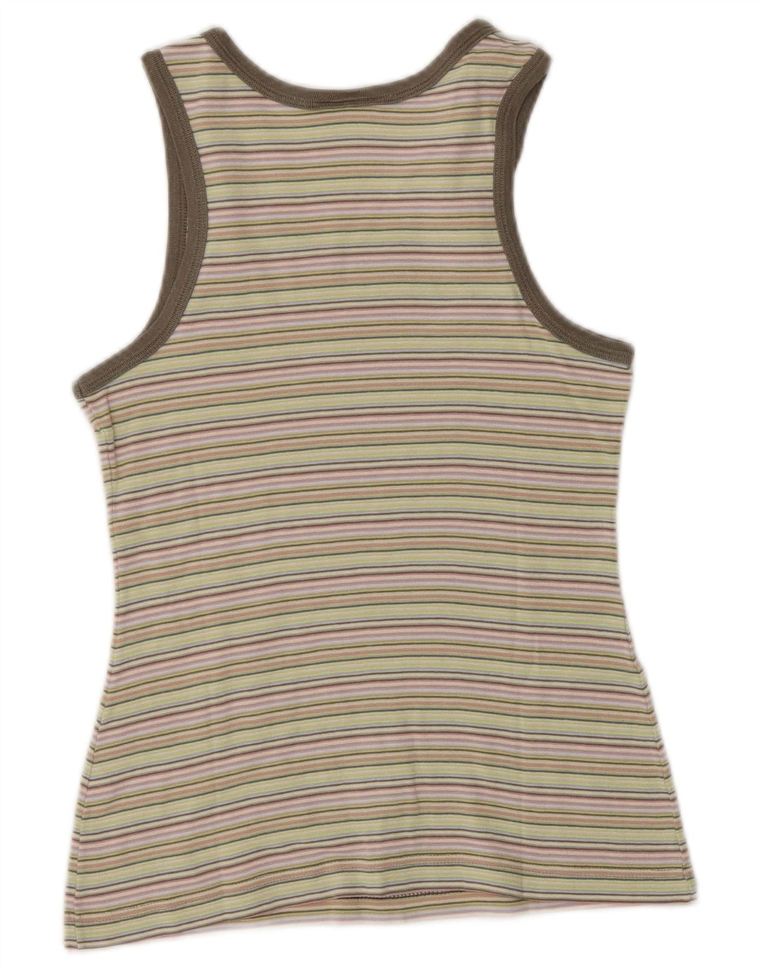 Γυναικείο Crop Γιλέκο Lacoste Top Size 38 Βαμβακερό μεσαίο πολύχρωμο ριγέ