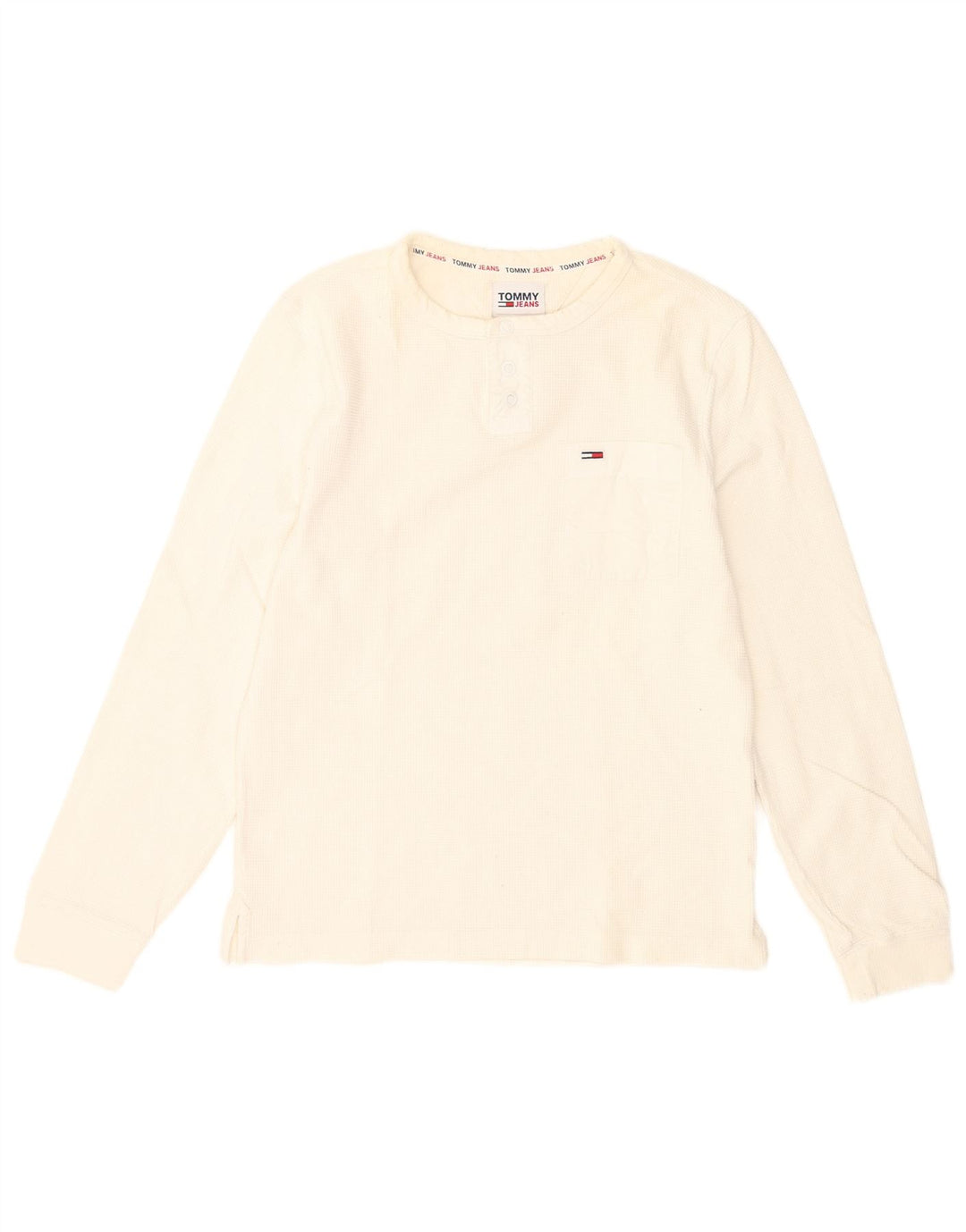 Tommy Hilfiger Ανδρικό μακρυμάνικο τοπ XS Λευκό