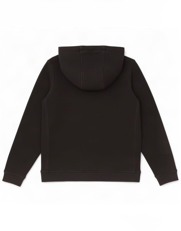 Nike Boys Hoodie Jumper 12-13 Years Large Black Cotton