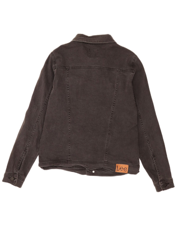 Τζιν μπουφάν Lee Boys 7-8 Years Black Cotton