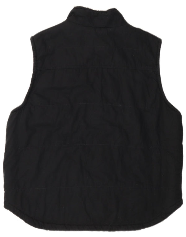 LEE Mens Utility Gilet UK 40 Large Black Cotton