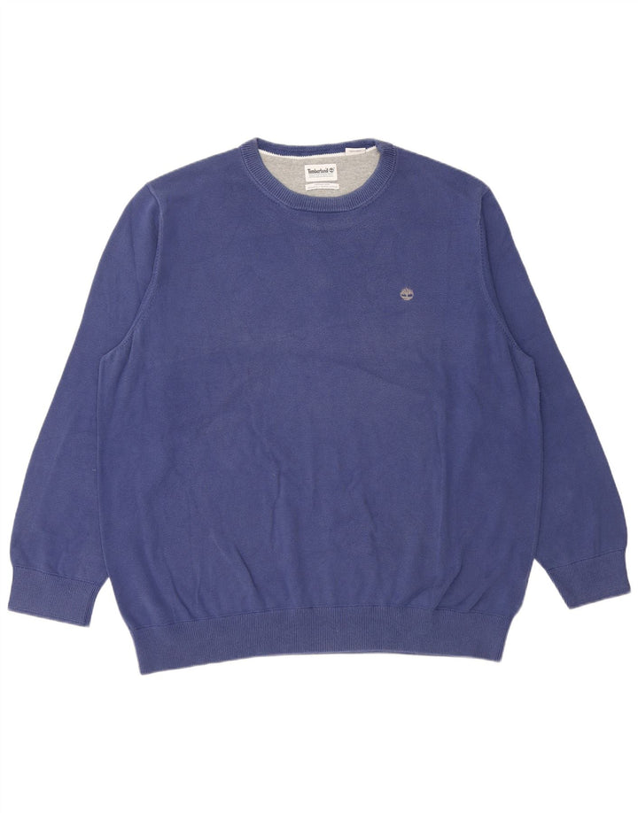 Ανδρικό πουλόβερ Timberland Crew Neck Jumper 3XL Μπλε βαμβακερό