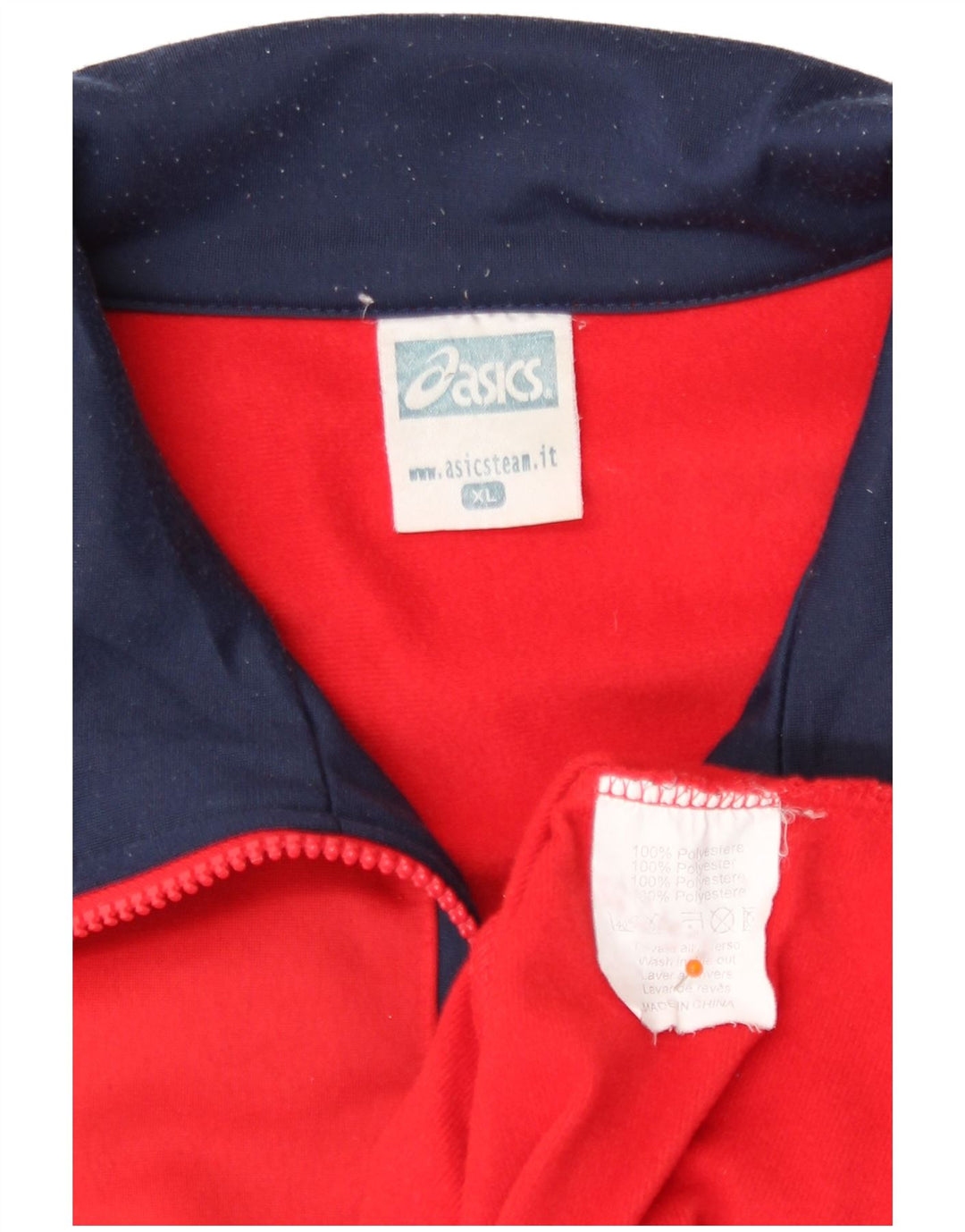 Ανδρική αθλητική φόρμα γραφικών Asics Top Jacket XL Red Polyester