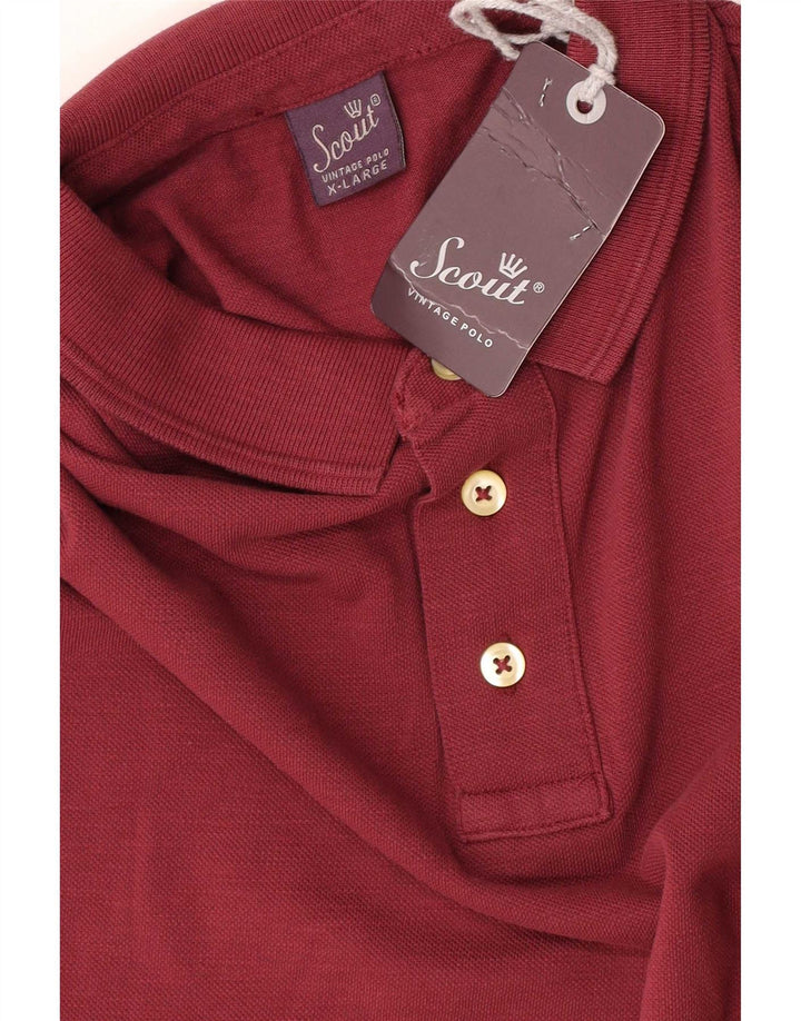 Ανδρικό Scout Polo Shirt XL Maroon Cotton