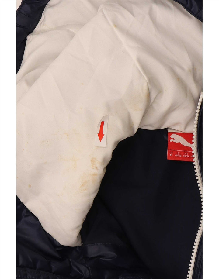 Ανδρικό μπουφάν Puma με κουκούλα UK 38 Medium Navy Blue Polyester