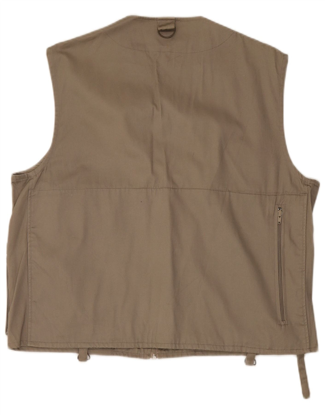 Univers Mens Utility Gilet IT 52 XL Beige Cotton