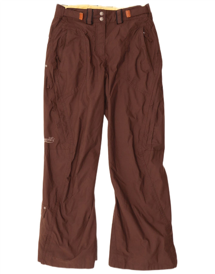 Γυναικείο παντελόνι σκι COLUMBIA UK 10 Small Brown Nylon