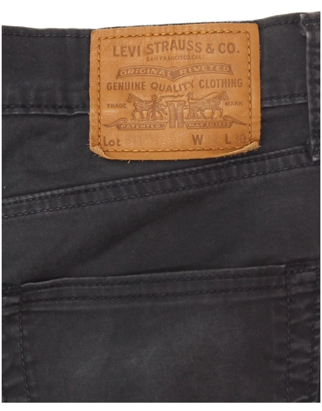 Levi's Mens 511 Slim Casual Παντελόνι W34 L30 Navy Blue Cotton