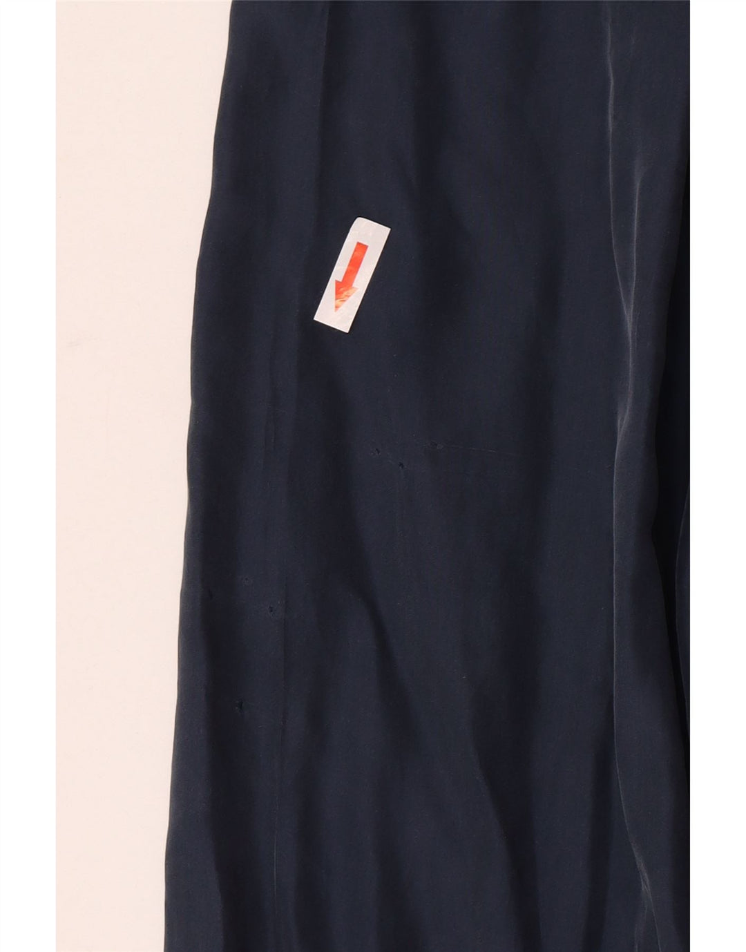 Vintage Ανδρικό πουκάμισο Μεγάλο Navy Blue Silk