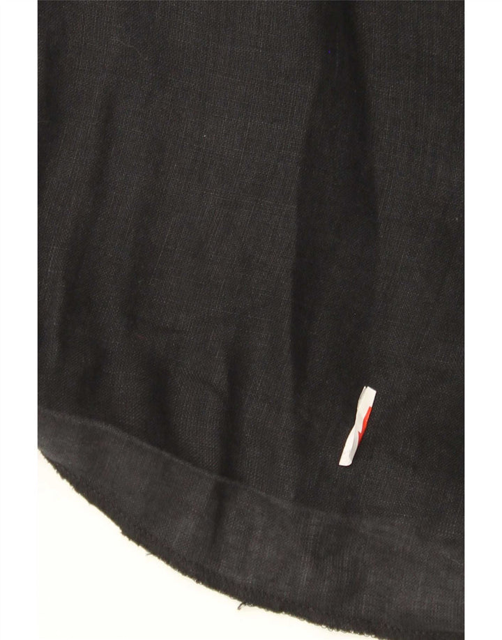 Zara Γυναικείο Ψηλόμεσο Σορτς Chino Medium W28 Μαύρο