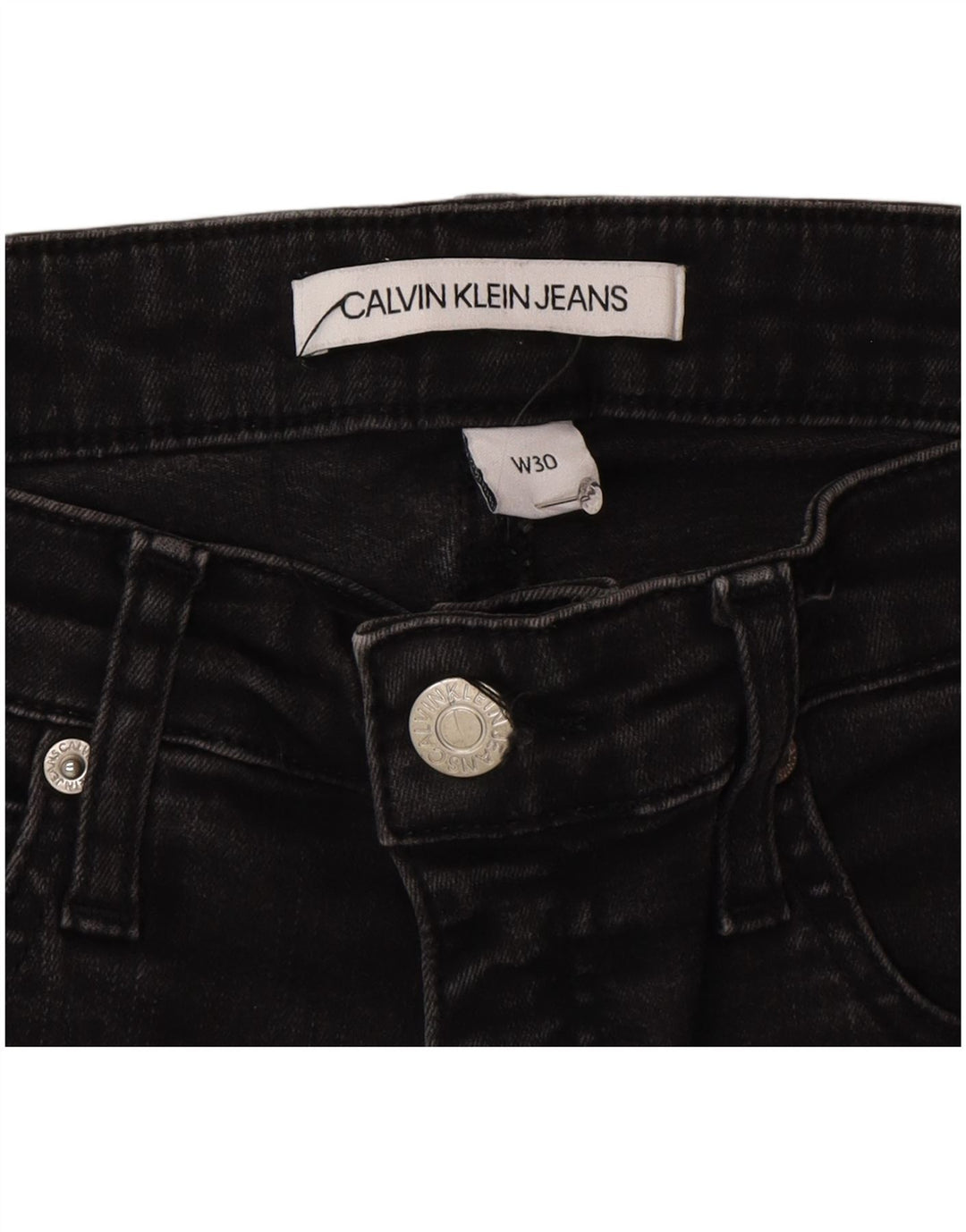 Γυναικείο Skinny Jeans Calvin Klein W30 L27 Γκρι