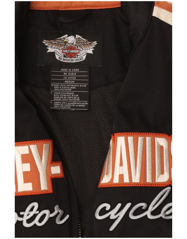 Γυναικεία αθλητική φόρμα Harley Davidson Top Jacket UK 14 Medium Black Colourblock