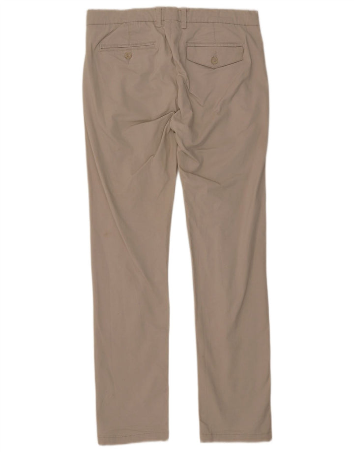 Ανδρικό παντελόνι Chino με γαλλική σύνδεση W32 L31 Γκρι