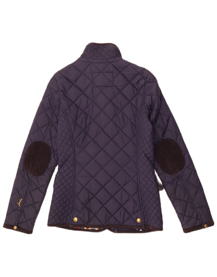 Joules Γυναικείο Καπιτονέ μπουφάν UK 8 Small Navy Blue Polyamide