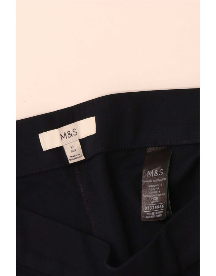 Γυναικεία κολάν Marks & Spencer UK 12 Medium Navy Blue Viscose