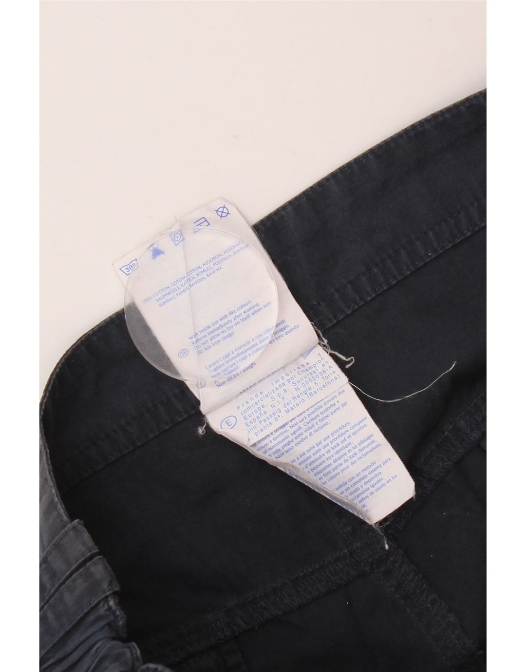 CHAMPION Ανδρικό σορτς Cargo με κανονική εφαρμογή Small W29 Navy Blue βαμβακερό