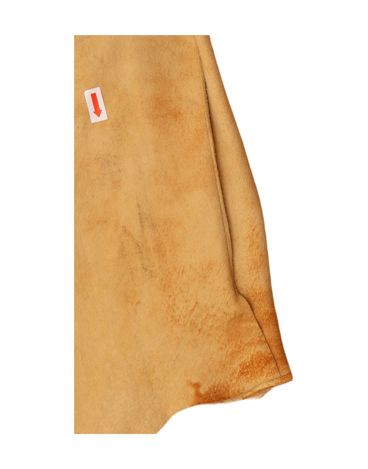 Fontanelli Γυναικείο Σουέντ Μπουφάν IT 46 Μεγάλο Δερμάτινο Μπεζ