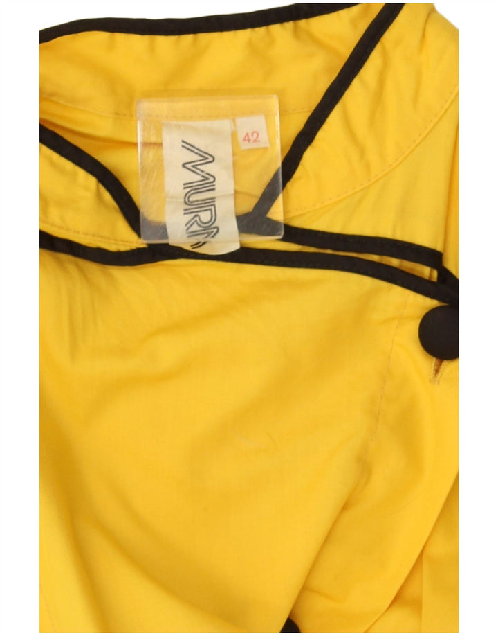 Vintage Γυναικείο Αμάνικο Φόρεμα IT 42 Medium Yellow
