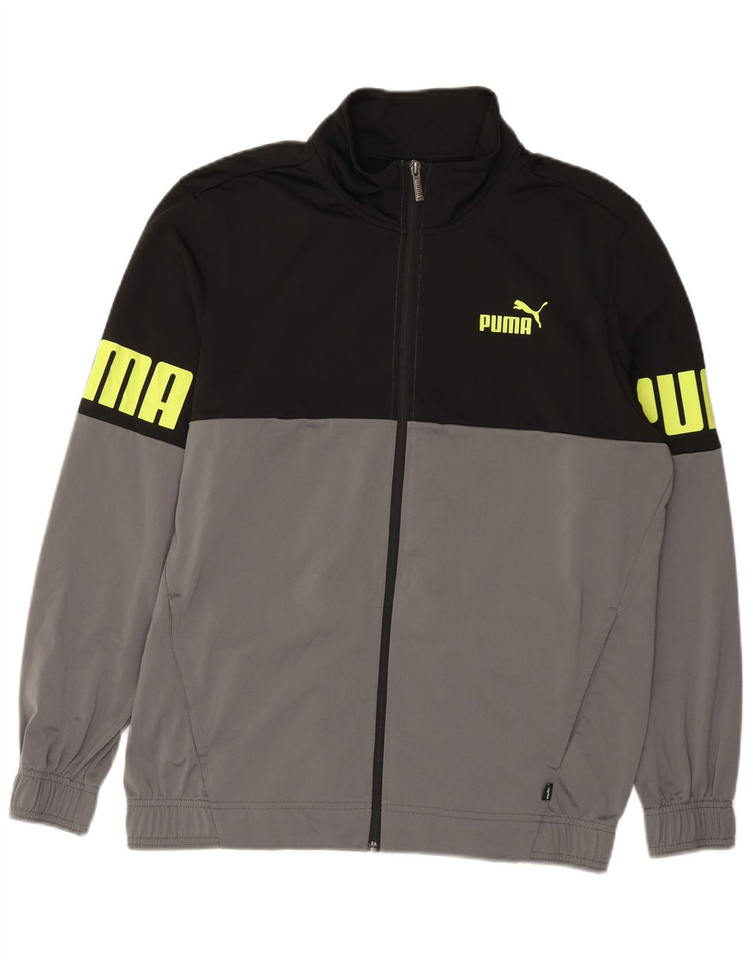 Ανδρική φόρμα PUMA Graphic Full Tracks Large Black Colourblock Polyester
