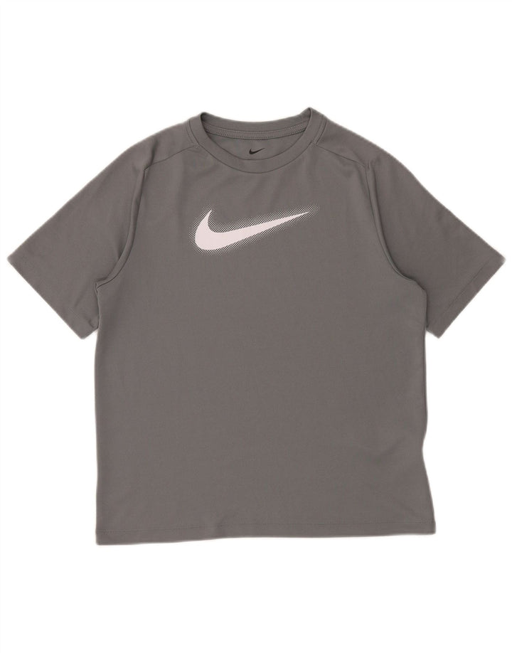 Μπλουζάκι NIKE Boys Dri Fit Graphic T-shirt 13-14 ετών XL Grey Polyester