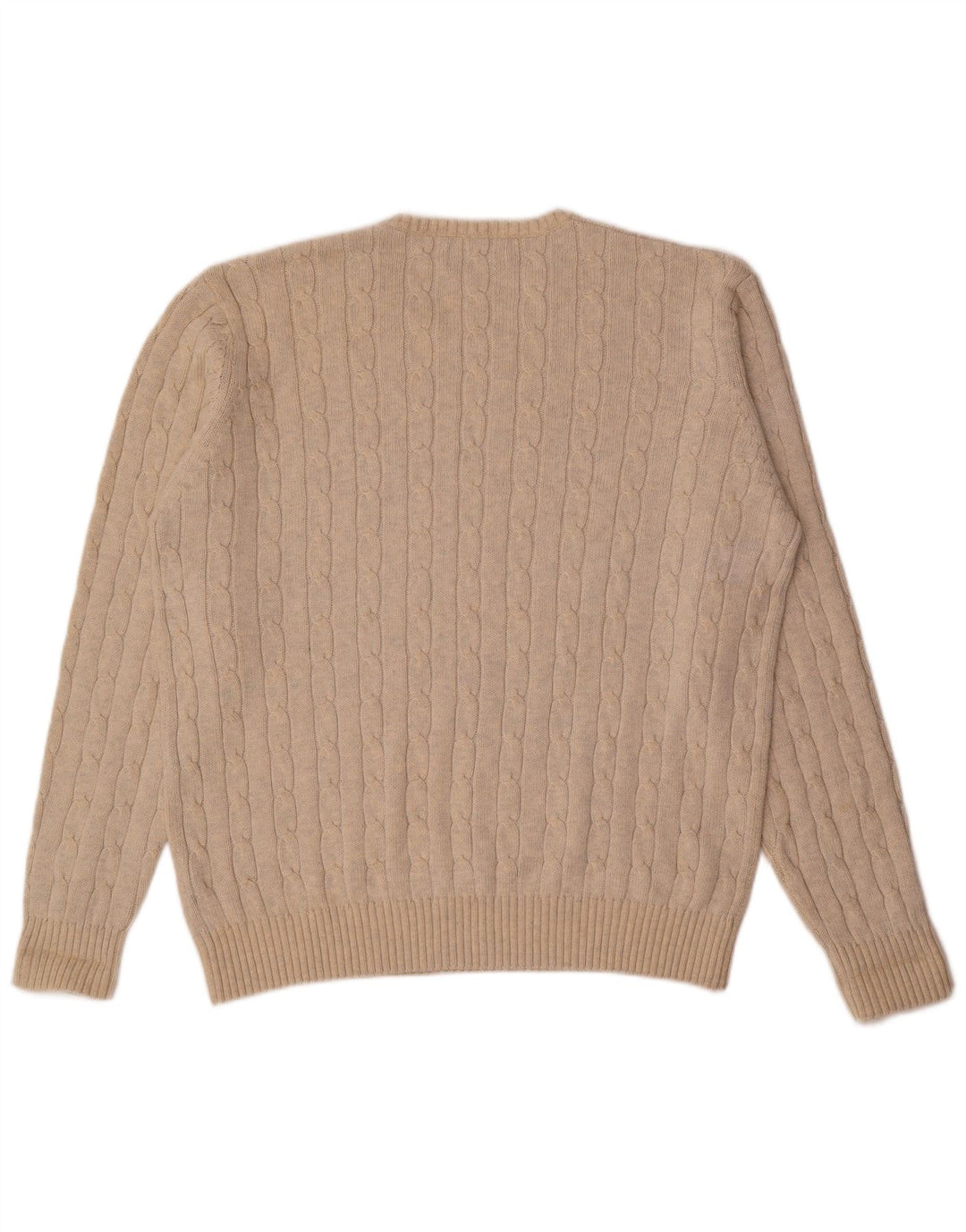 Ανδρικό πουλόβερ Marks & Spencer Crew Neck Jumper XL Beige