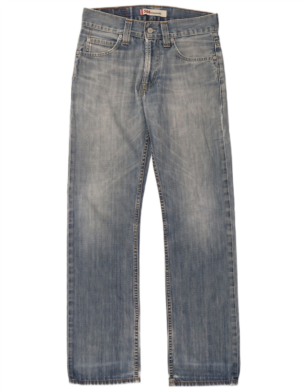 Levi's Mens 506 Standard Fit Straight Jeans W30 L34 Blue