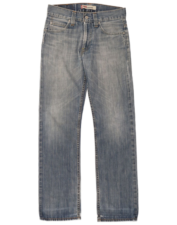 Levi's Mens 506 Standard Fit Straight Jeans W30 L34 Blue