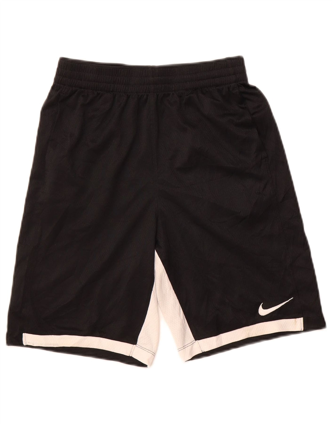 Αθλητικό σορτς Nike Boys Dri Fit 13-14 ετών XL Μαύρο πολύχρωμο πολυεστέρα