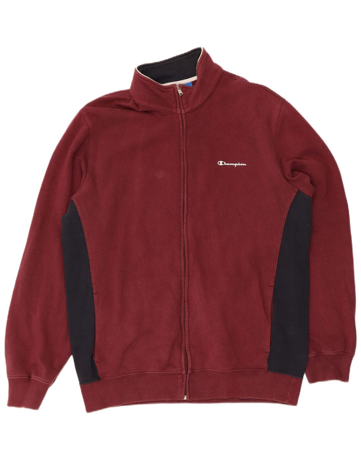 Ανδρική φόρμα CHAMPION Top Jacket 2XL Maroon Colourblock Cotton