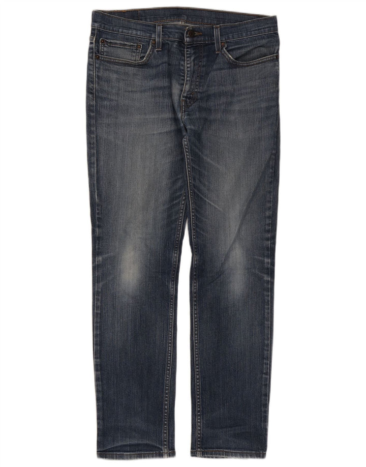 Lee Mens Knox Straight Jeans W36 L30 Μαύρο βαμβακερό