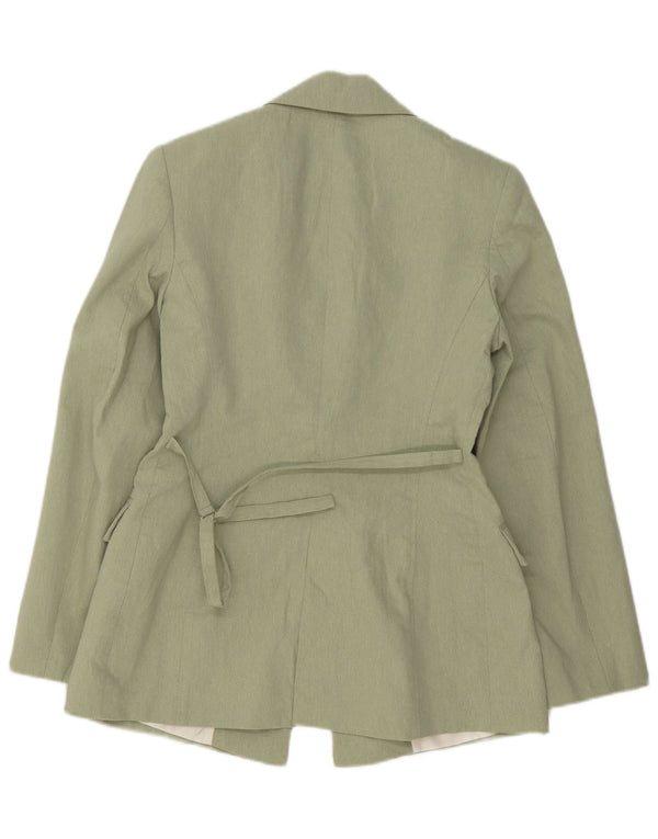 Zara Γυναικείο Open Blazer Jacket UK 6 XS Green