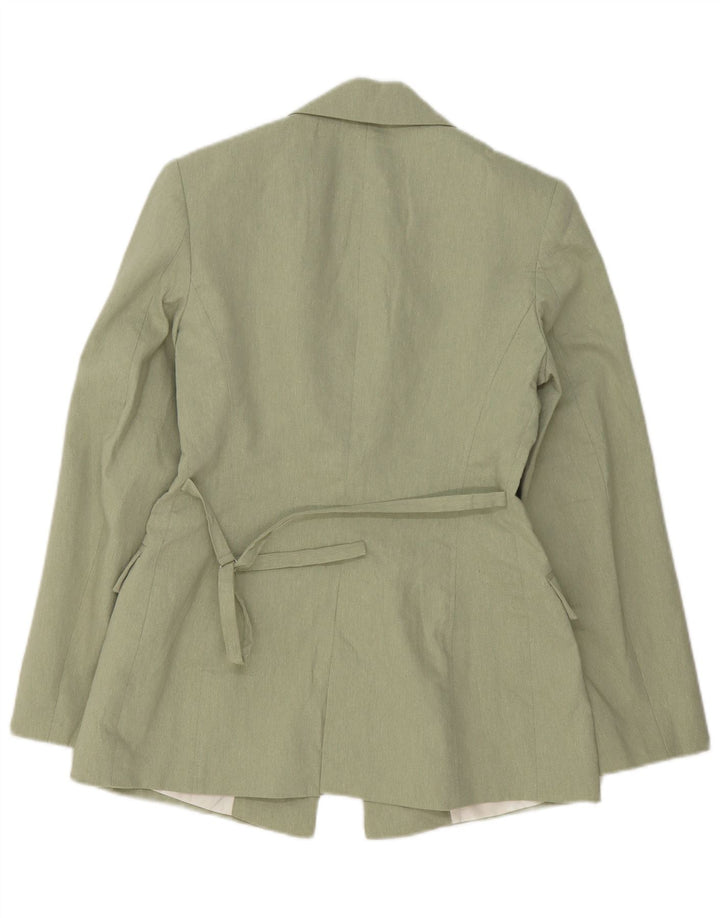 Zara Γυναικείο Open Blazer Jacket UK 6 XS Green