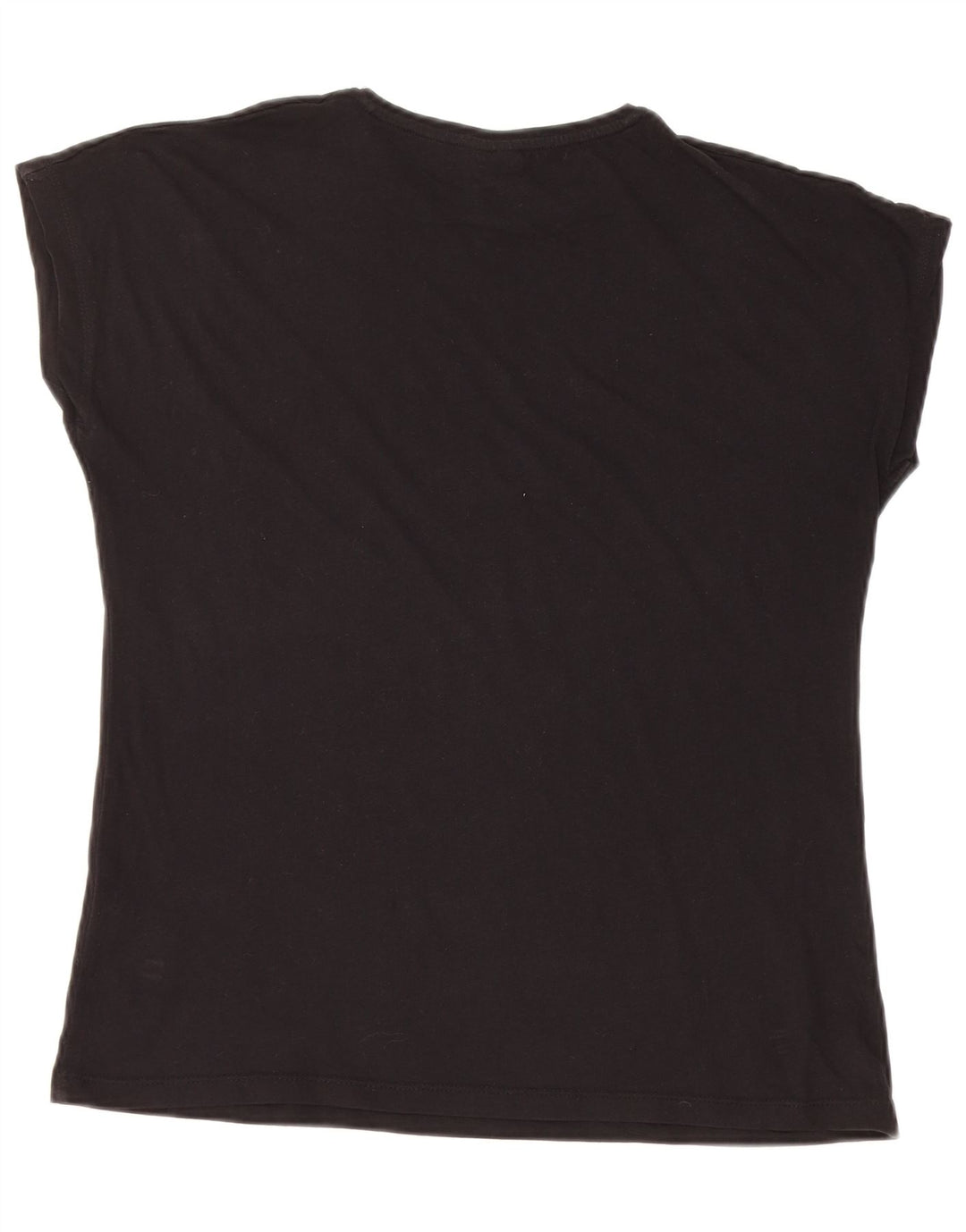 Γυναικείο T-Shirt AUSTRALIAN L'ALPINA Top UK 16 μεγάλο μαύρο βαμβακερό