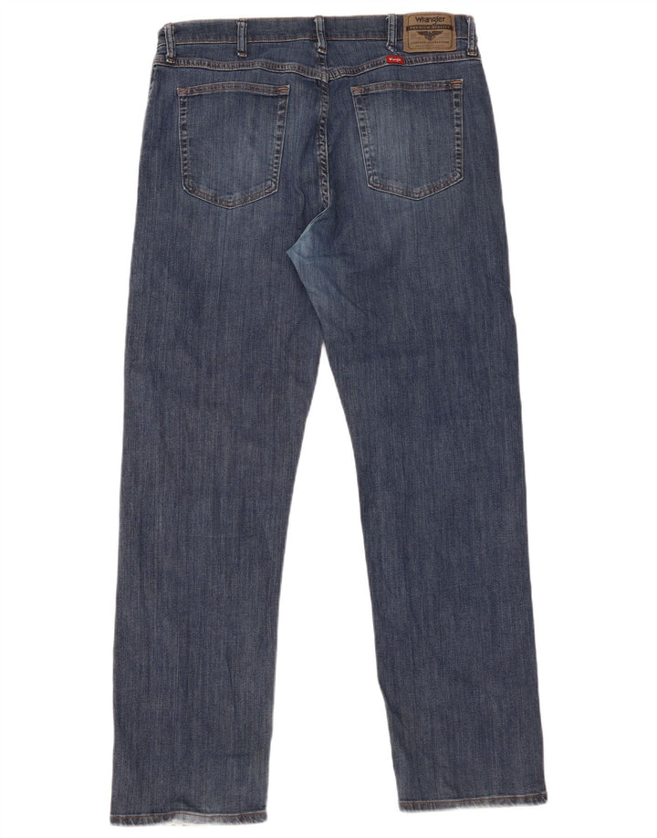 Ανδρικό τζιν Wrangler ίσιο W36 L32 Μπλε βαμβακερό