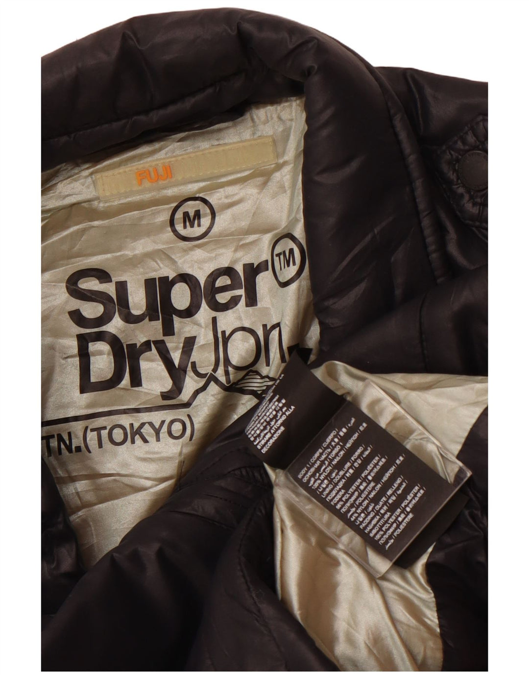 Γυναικείο Μπουφάν SUPERDRY Crop Windbreaker UK 12 Medium Black Nylon