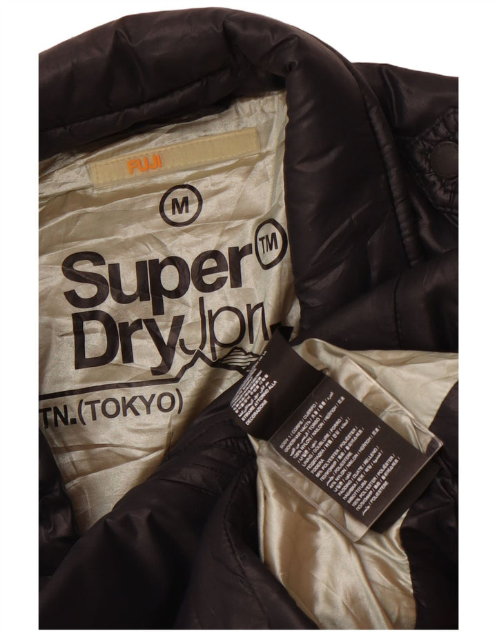 Γυναικείο Μπουφάν SUPERDRY Crop Windbreaker UK 12 Medium Black Nylon